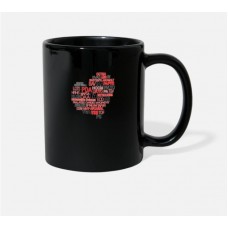 Heart Defects In Black Black Mugs